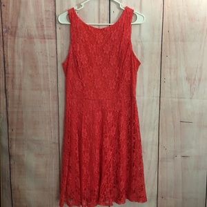 Speechless women  dress evening size 13 orange red